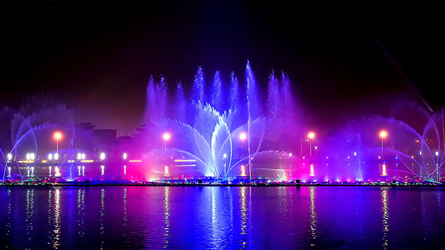 燈光在噴泉水景藝術中有哪些妙用？