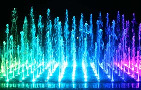華東大峽谷互動旱式音樂噴泉水景