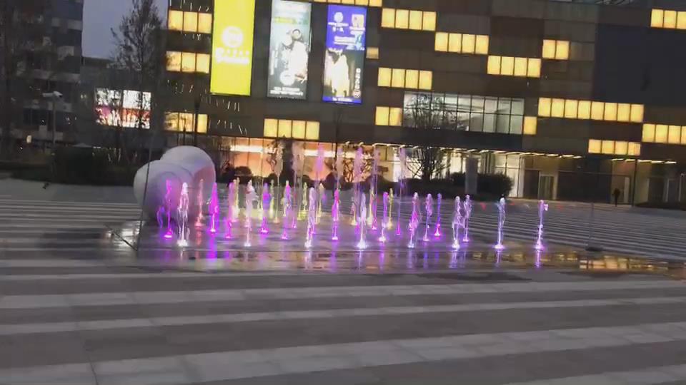 上海真如星耀購物中心廣場音樂旱噴